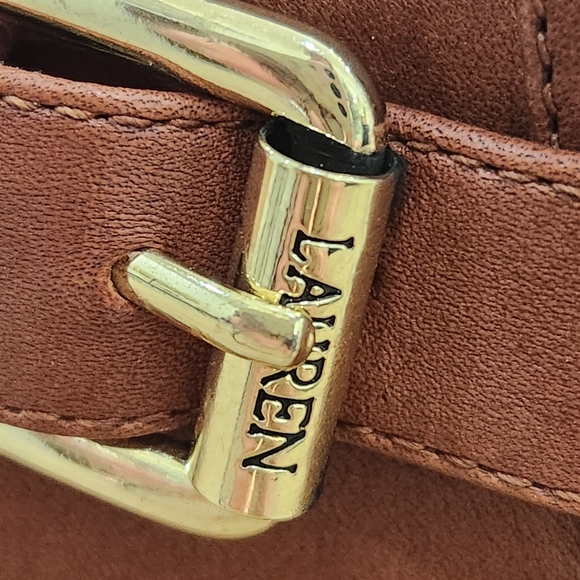 Ralph Lauren Mandy Carmel Brown Ankle Zip Boots, Womens 10 - Picture 4 of 6